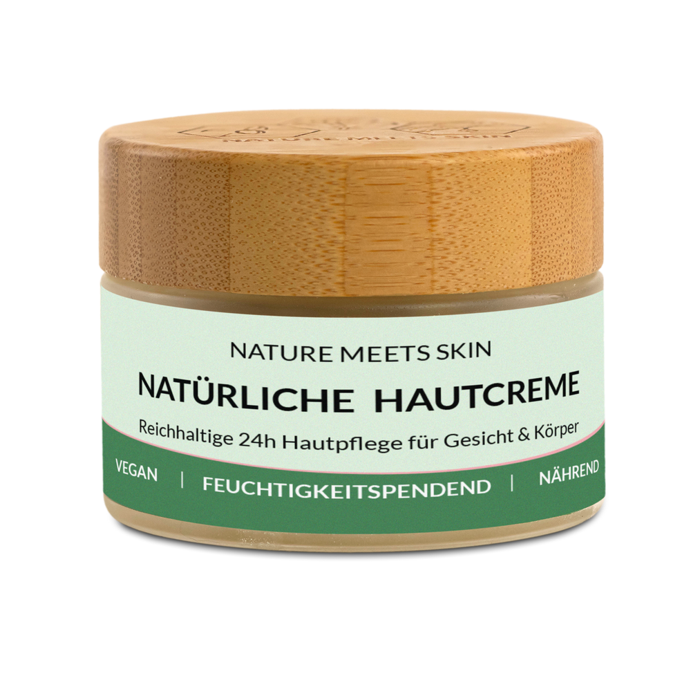 360Naturalis skin cream in a jar with a wooden lid